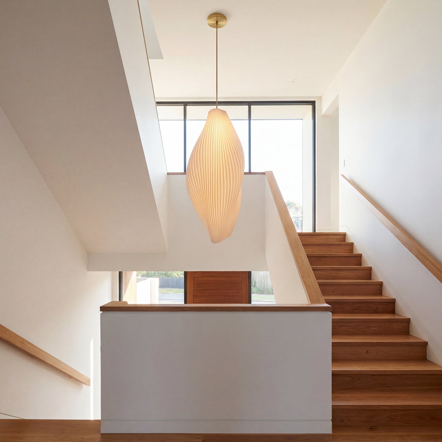 100cm Long Wave Pendant Light V2