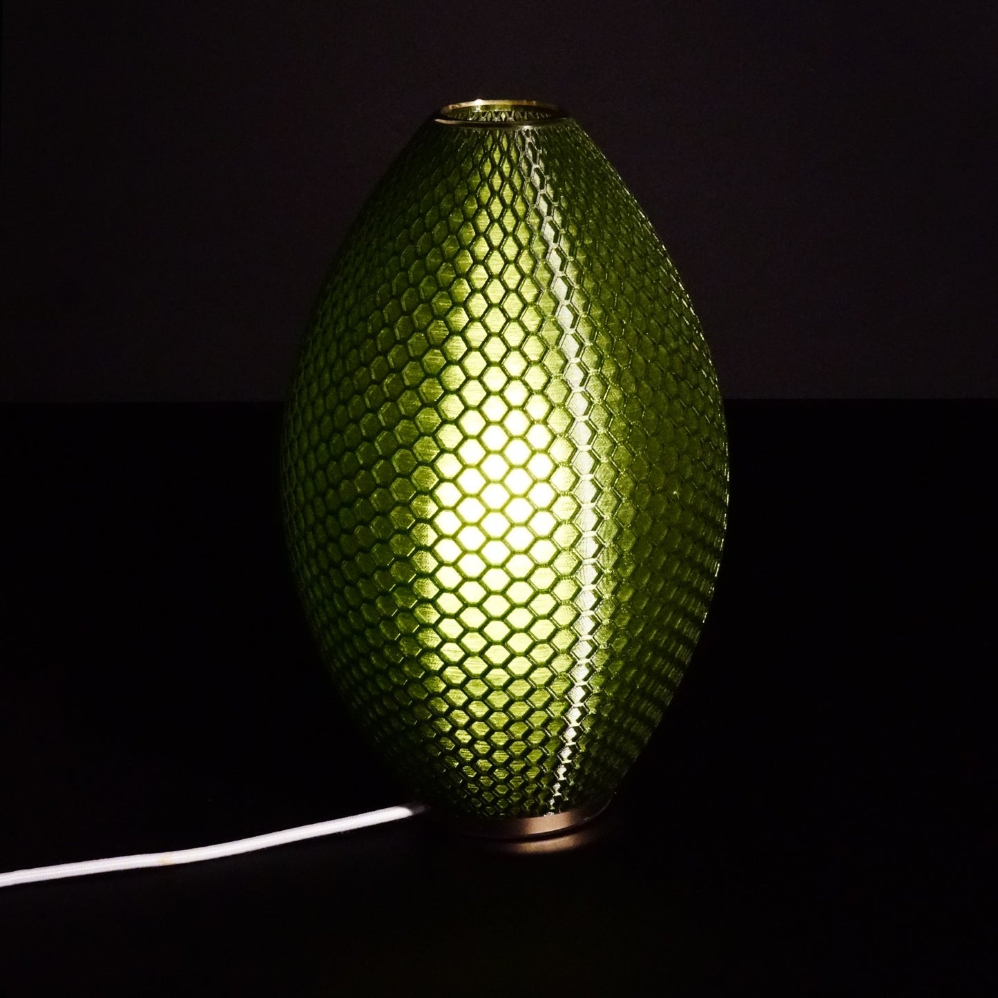 Forest Green Long Hive Desk Lamp