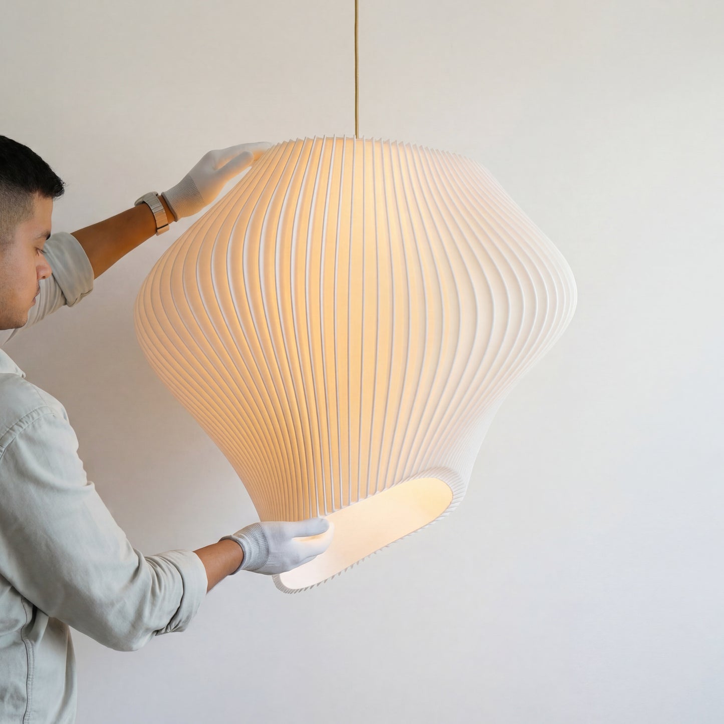 70cm Large Wave Pendant Light