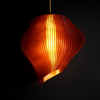 Amber Wave Pendant Light
