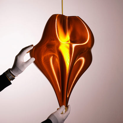 Burnt Amber Flo Pendant Light