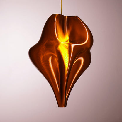 Burnt Amber Flo Pendant Light