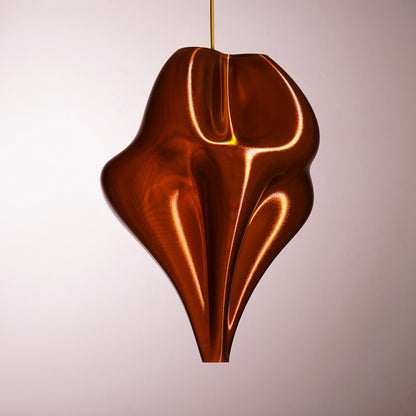 Burnt Amber Flo Pendant Light
