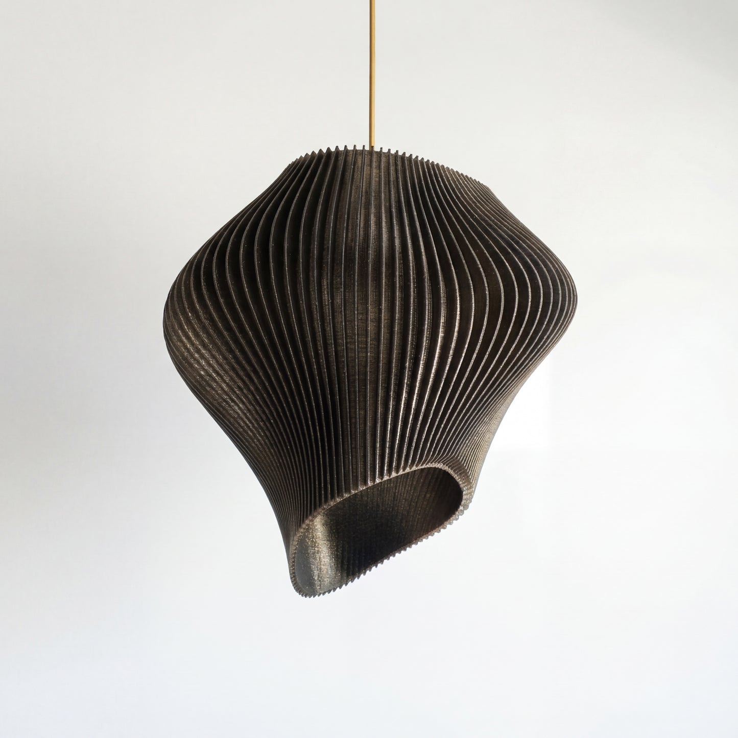 Luxury Cosmic Black Wave Pendant Light – Sculptural Statement Designer Ceiling Lighting