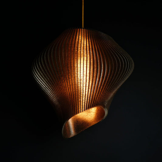 Black Cosmic Wave Pendant Light