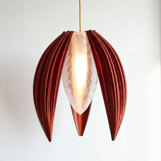 Luxury Crimson Red Pendant Light