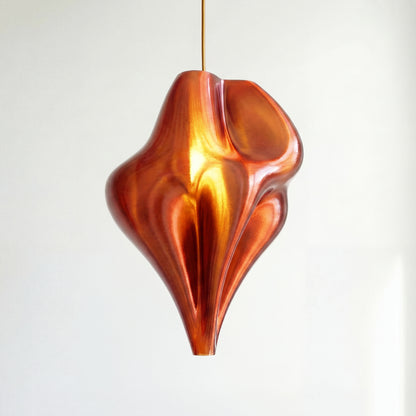 Luxury Burnt Amber Pendant Light