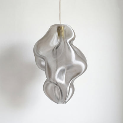 Large Clear Crystal Flo Pendant Light – Sculptural Modern Designer Ceiling Light (50cm)