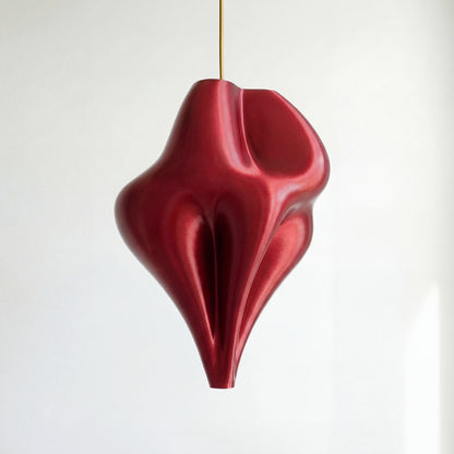 Luxury Crimson Red Flo Pendant Light – Sculptural Statement Designer Ceiling Lighting