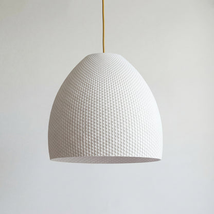 Luxury White Hive Dome Pendant Light – Sculptural Designer Ceiling Lighting