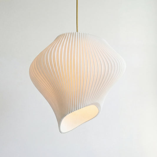 Luxury White Wave Pendant Light