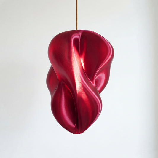 Luxury Mulberry Wine Red Pendant Light
