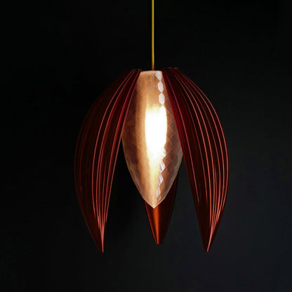 Burnt Amber Bloom Pendant Light