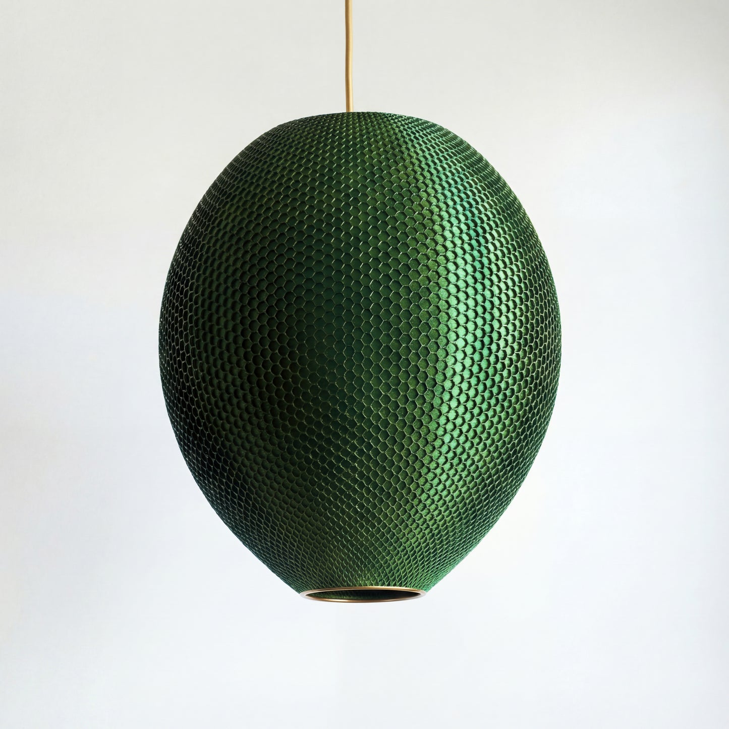 Emerald Green Hive Pendant Light