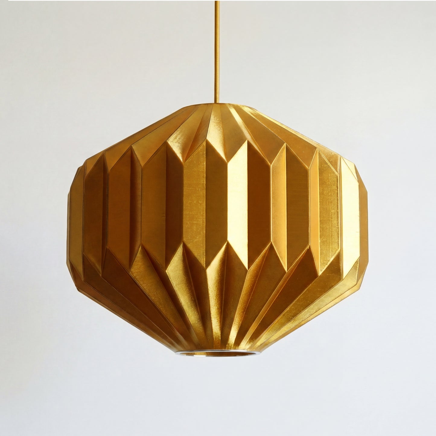 Luxury Gold Origami Pendant Light