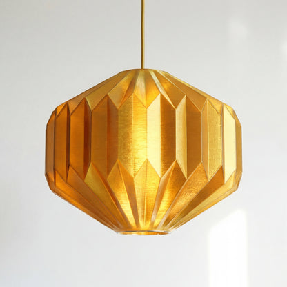 Jewel Sun Gold Origami Pendant Light