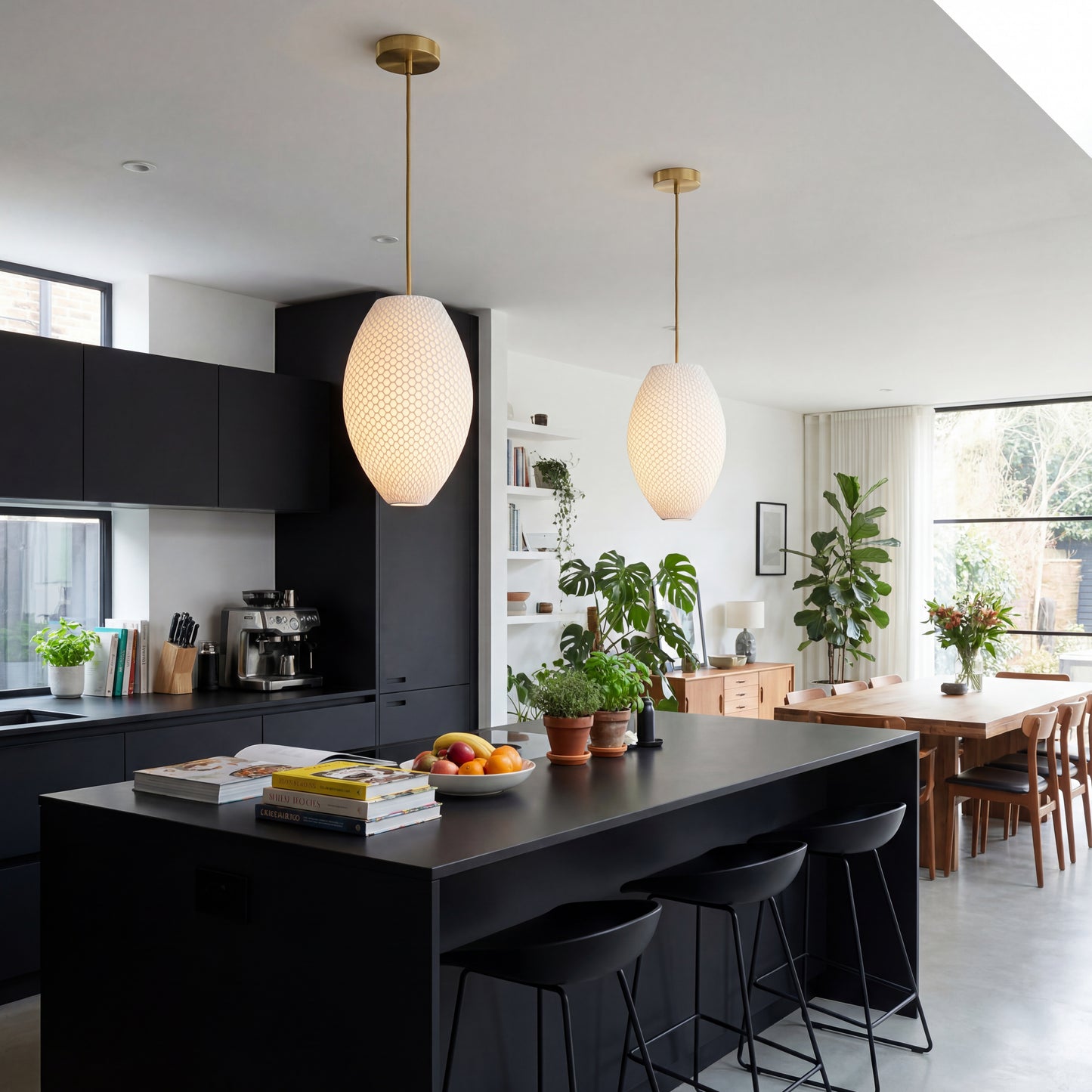 Long Hive Pendant Light