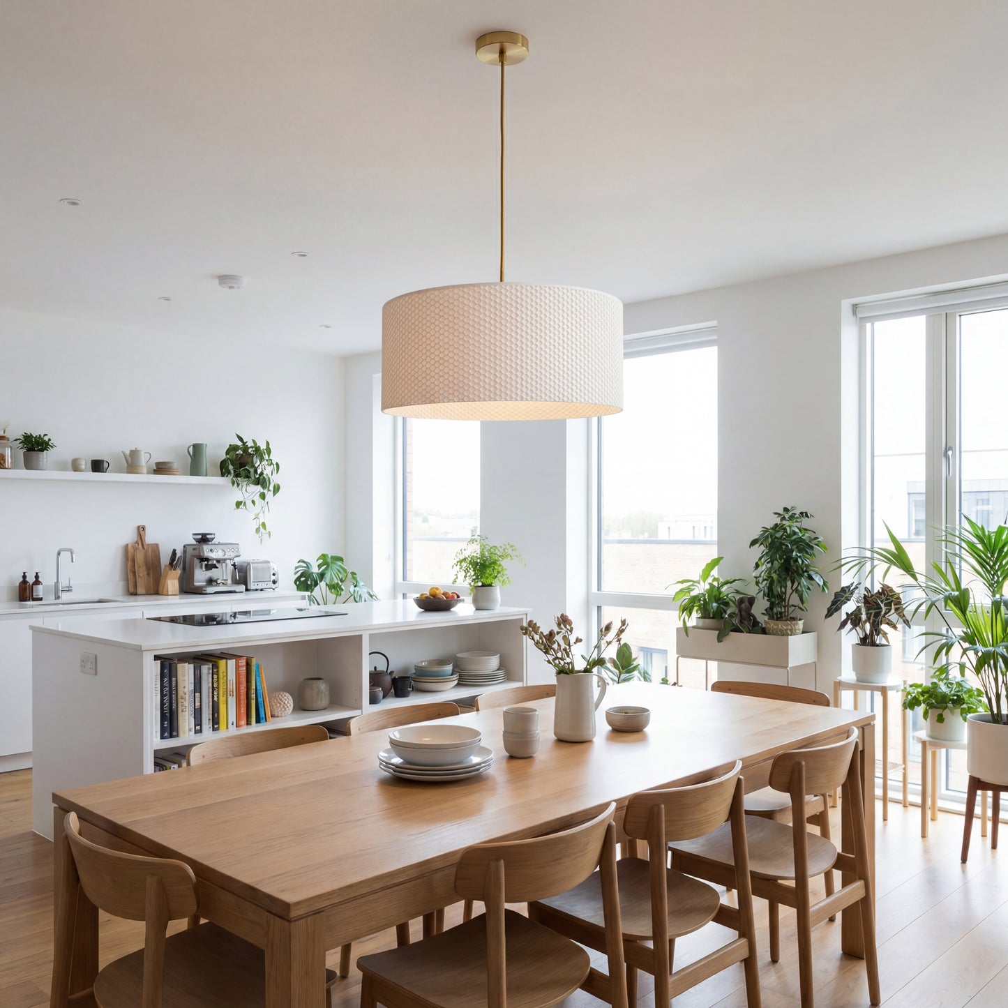 Drum Hive Pendant Light