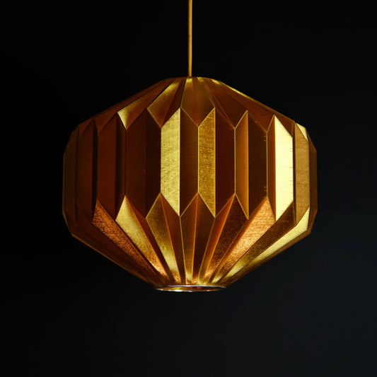 Jewel Sun Gold Origami Pendant Light