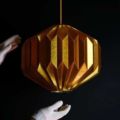 Jewel Sun Gold Origami Pendant Light