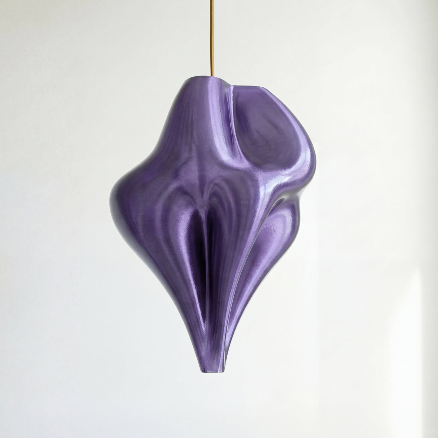 Large Lavender Flo Pendant Light – Sculptural Modern Designer Ceiling Light (50cm)