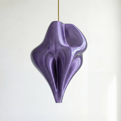 Large Lavender Flo Pendant Light – Sculptural Modern Designer Ceiling Light (50cm)