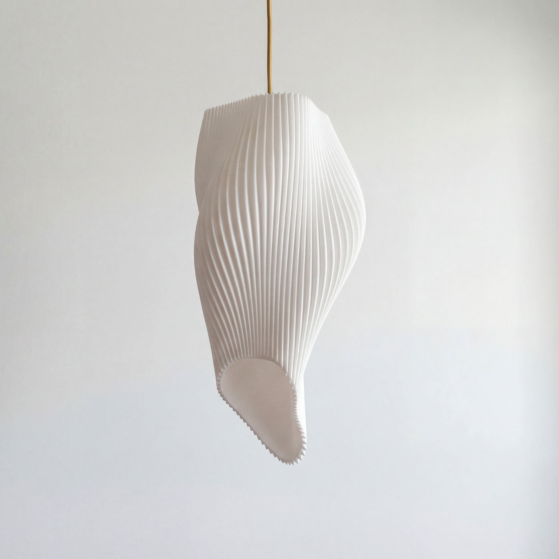 Luxury White Wave Pendant Light