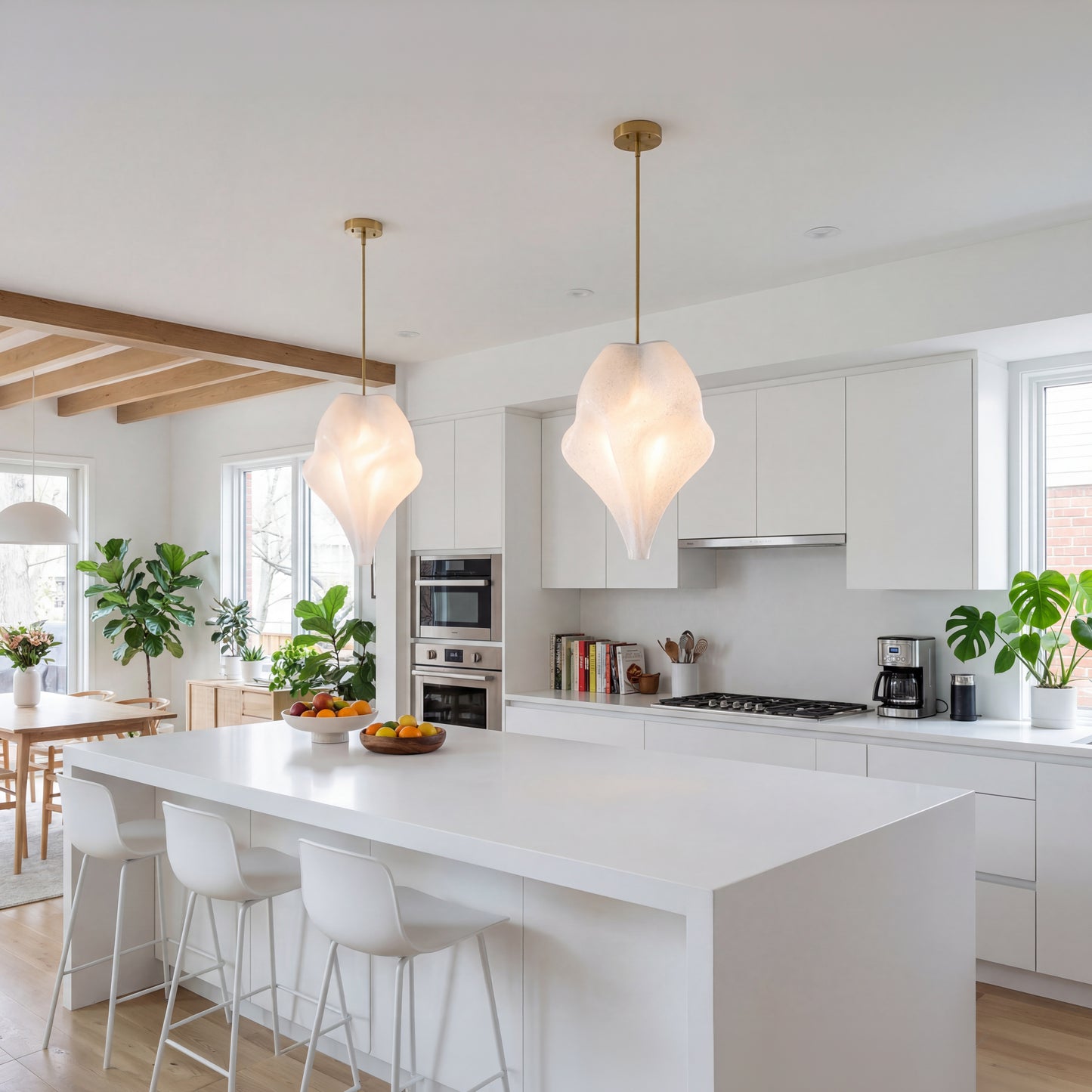 Marble Flo Pendant Light