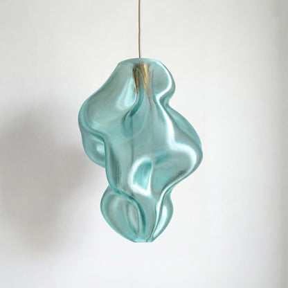 Large Sea Green Flo Pendant Light V3 – Sculptural Modern Designer Ceiling Light (50cm)