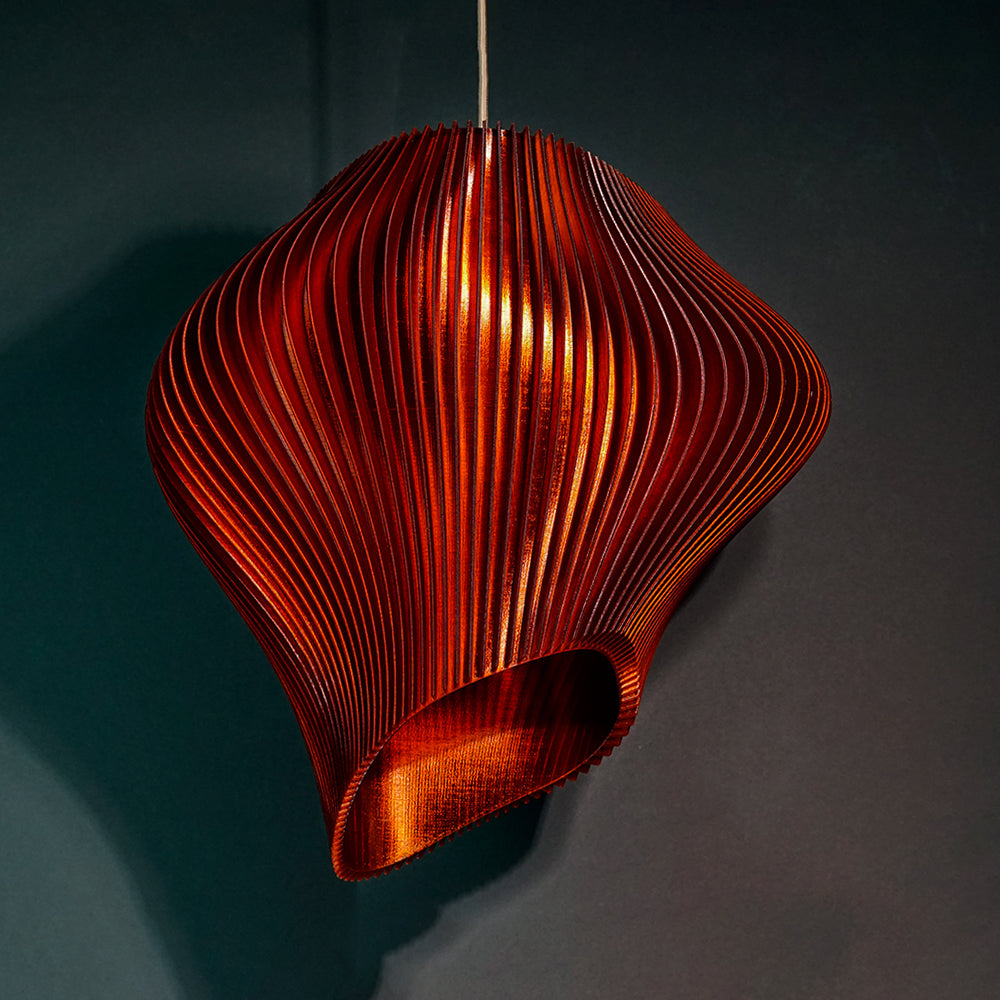 Amber Wave Pendant Light