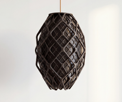 Luxury Smoke Black Arc Pendant Light – Modern Industrial Designer Ceiling Lighting