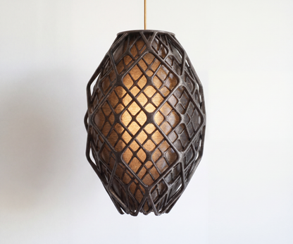 Luxury Smoke Black Arc Pendant Light – Modern Industrial Designer Ceiling Lighting