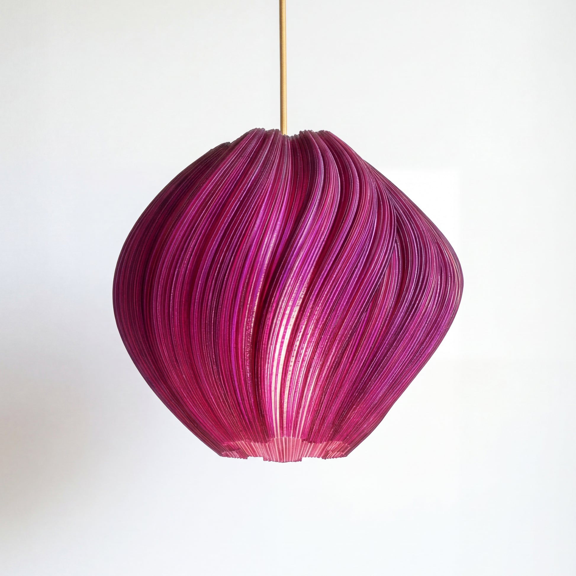 Luxury Violet Seashell Pendant Light