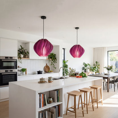 Violet Purple Seashell Pendant Light