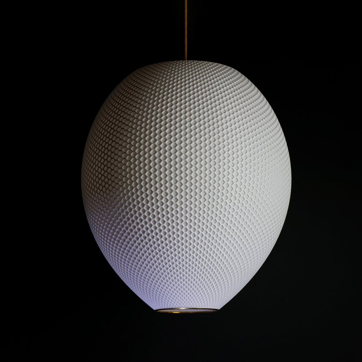 White Hive Pendant Light