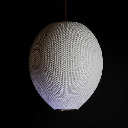 White Hive Pendant Light