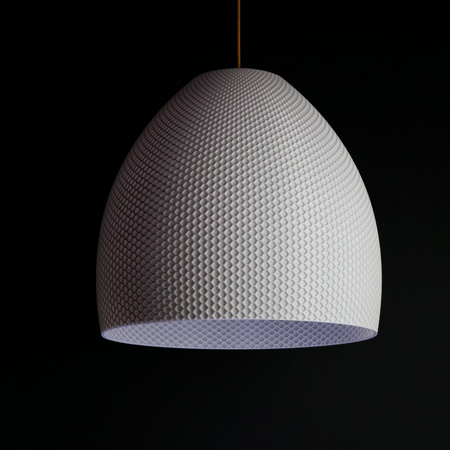 White Hive Dome Pendant Light
