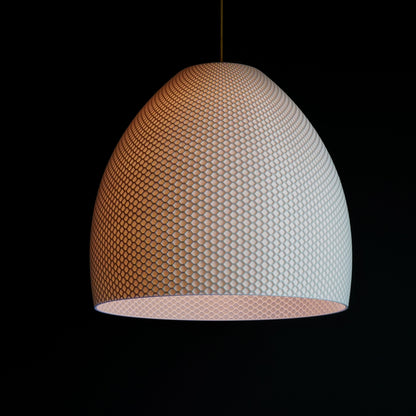 White Hive Dome Pendant Light