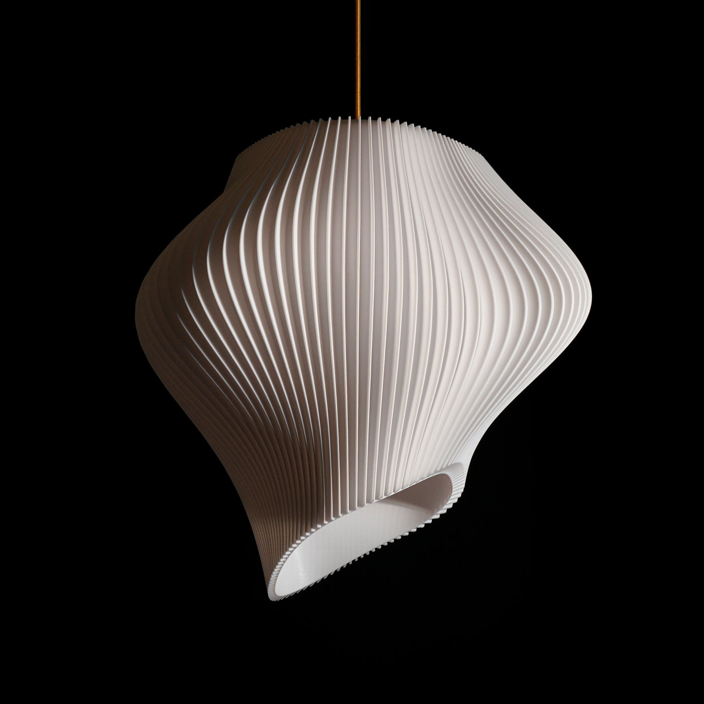 White Wave Pendant Light