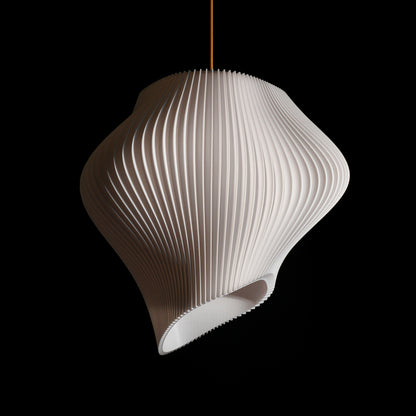 White Wave Pendant Light