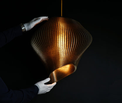 Black Cosmic Wave Pendant Light