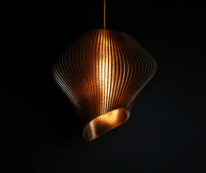 Black Cosmic Wave Pendant Light