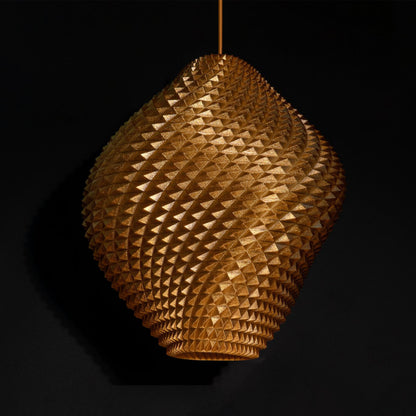 Gold Gemstone Pendant Light